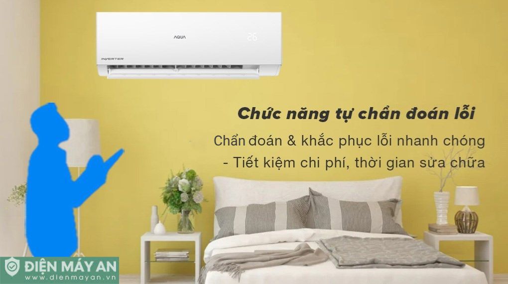 Điều hòa Aqua Inverter 18000 BTU 1 chiều AQA-RV18QE
